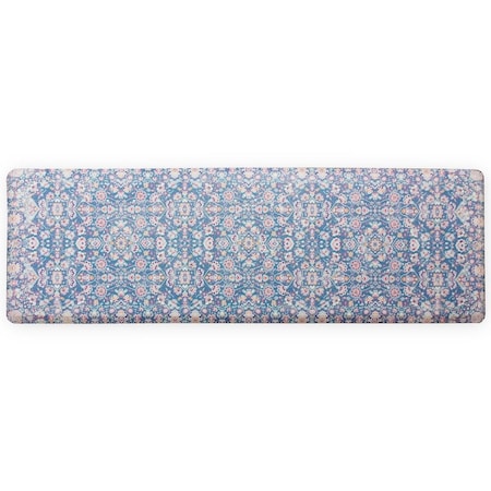 Floorpops Kilim Anti-Fatigue Comfort Long Mat, Blue FPA3733